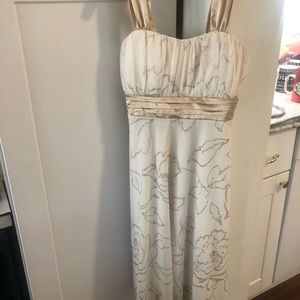 Speechless formal cream and gold dress